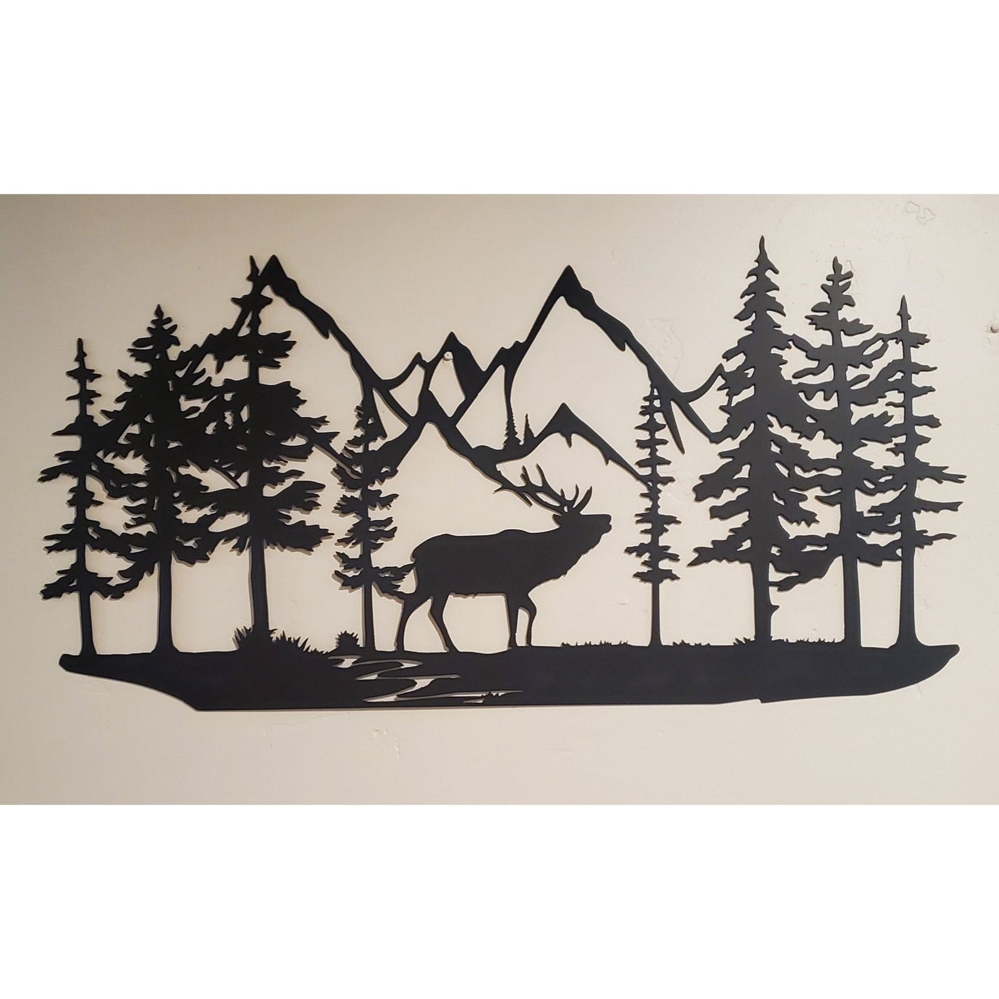 Elk Wildlife Scene