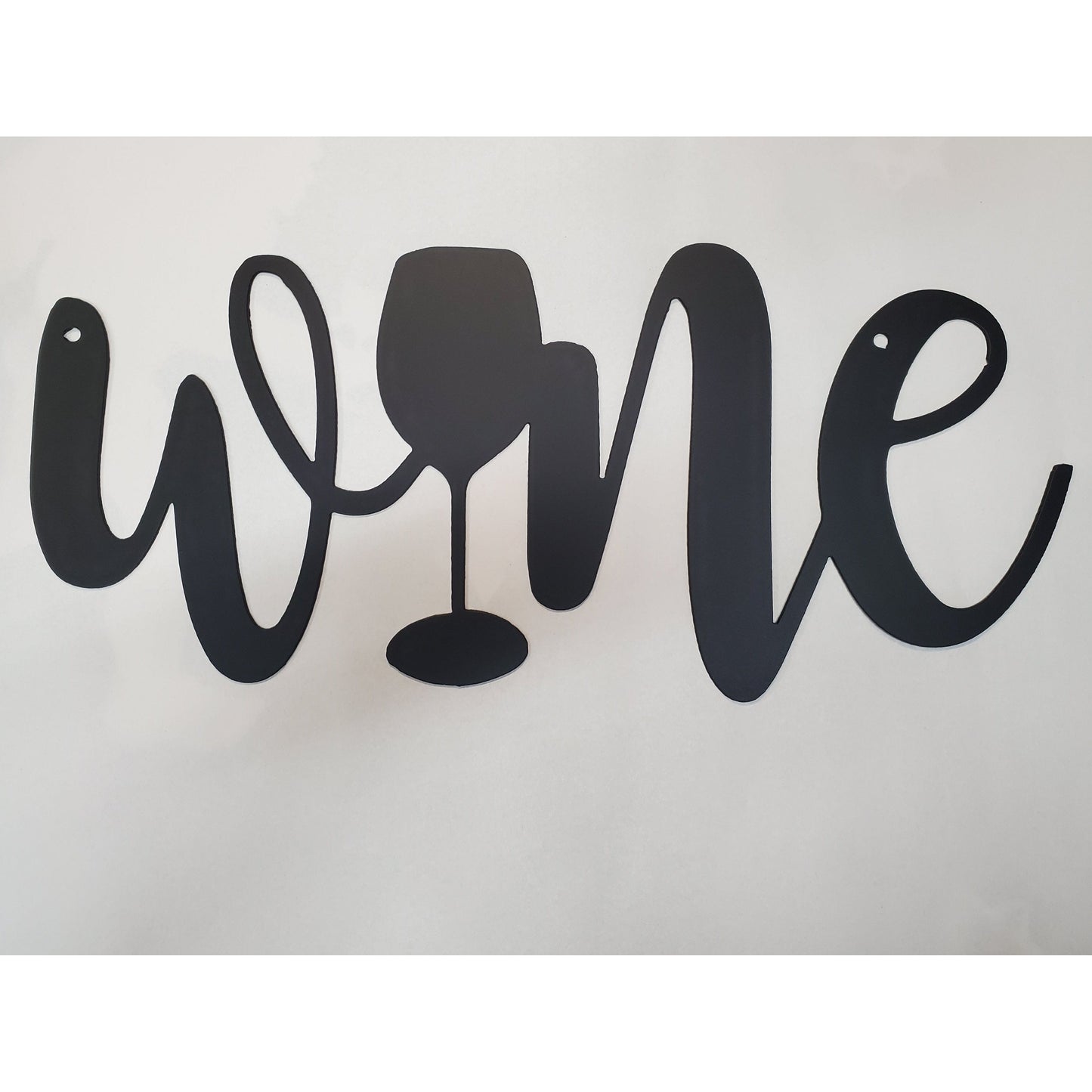 Wine Glass Wine Sign