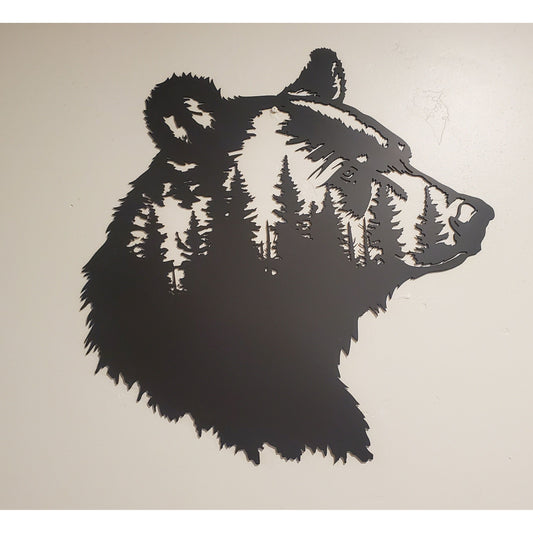 Forest Bear Silhouette